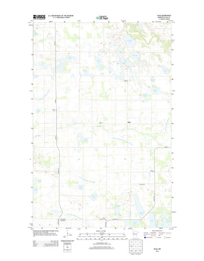 United States Geological Survey Olga, MN (2013, 24000-Scale) digital map