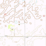 United States Geological Survey Olga, ND (1972, 24000-Scale) digital map