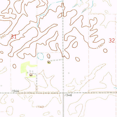 United States Geological Survey Olga, ND (1972, 24000-Scale) digital map