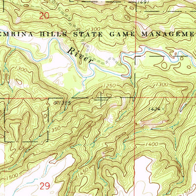 United States Geological Survey Olga, ND (1972, 24000-Scale) digital map