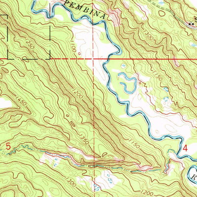 United States Geological Survey Olga NW, ND (1969, 24000-Scale) digital map