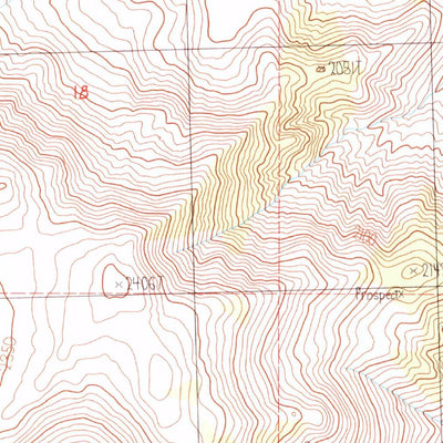 United States Geological Survey Olinghouse, NV (1985, 24000-Scale) digital map