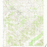 United States Geological Survey Olive Branch, MS-TN (1982, 24000-Scale) digital map