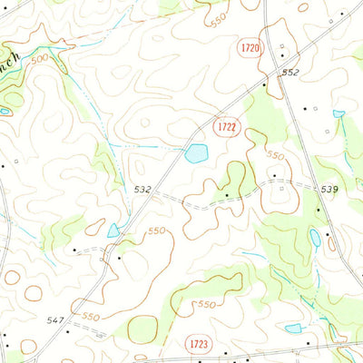 United States Geological Survey Olive Branch, NC (1970, 24000-Scale) digital map