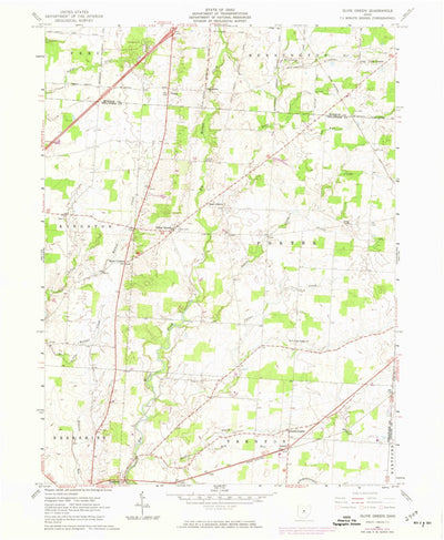 United States Geological Survey Olive Green, OH (1961, 24000-Scale) digital map