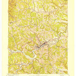 United States Geological Survey Olive Hill, KY (1950, 24000-Scale) digital map