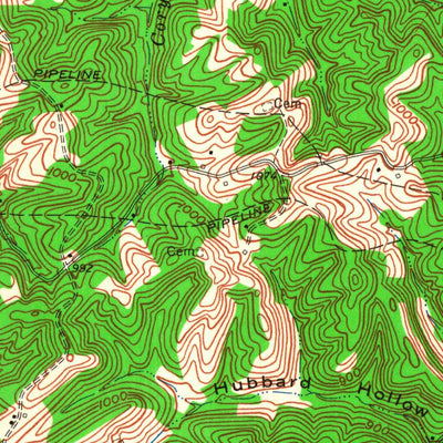United States Geological Survey Olive Hill, KY (1962, 24000-Scale) digital map