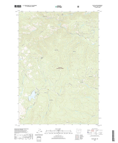 United States Geological Survey Olive Lake, OR (2020, 24000-Scale) digital map