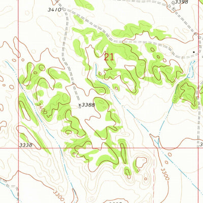 United States Geological Survey Olive, MT (1973, 24000-Scale) digital map