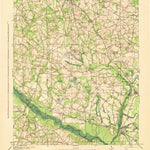 United States Geological Survey Oliver, GA (1943, 62500-Scale) digital map