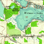 United States Geological Survey Oliver Lake, IN (1959, 24000-Scale) digital map