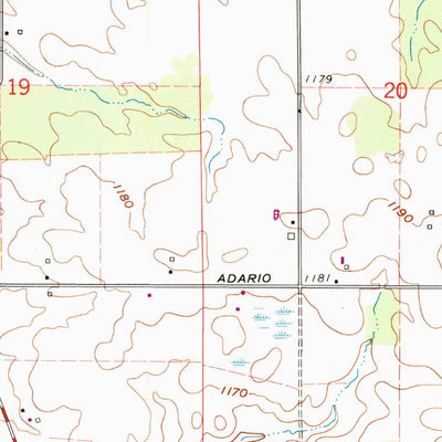 United States Geological Survey Olivesburg, OH (1960, 24000-Scale) digital map