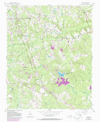 United States Geological Survey Olivia, NC (1957, 24000-Scale) digital map