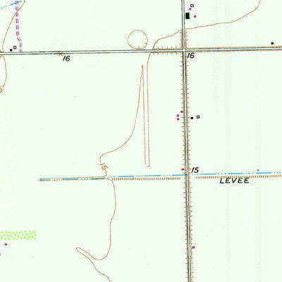 United States Geological Survey Olivia, TX (1952, 24000-Scale) digital map