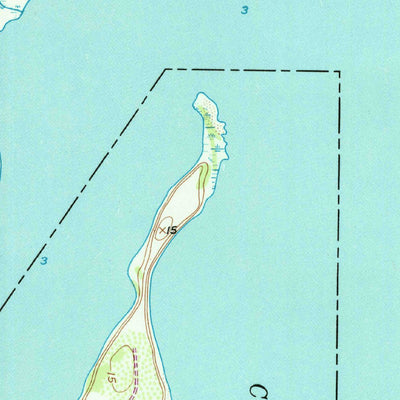 United States Geological Survey Olivia, TX (1952, 24000-Scale) digital map
