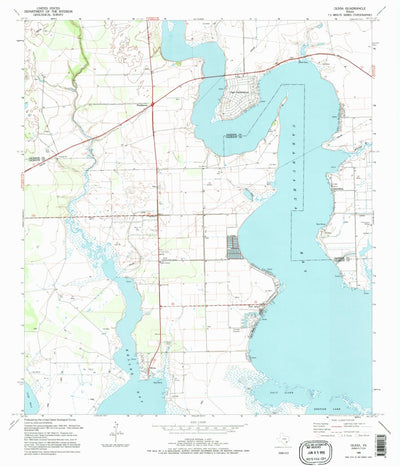 United States Geological Survey Olivia, TX (1995, 24000-Scale) digital map