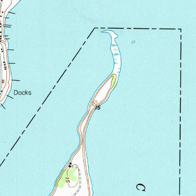 United States Geological Survey Olivia, TX (1995, 24000-Scale) digital map