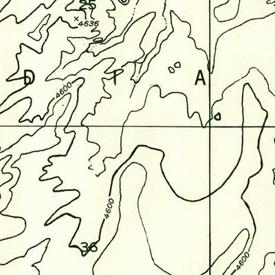 United States Geological Survey Oljato NE, UT (1954, 24000-Scale) digital map