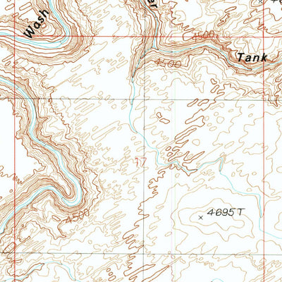 United States Geological Survey Oljato NE, UT (1987, 24000-Scale) digital map