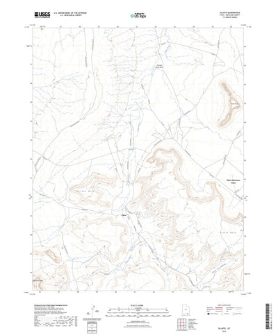 United States Geological Survey Oljato, UT (2023, 24000-Scale) digital map