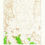 United States Geological Survey Oljato, UT-AZ (1952, 62500-Scale) digital map