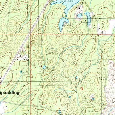 United States Geological Survey Olla East, LA (1984, 24000-Scale) digital map