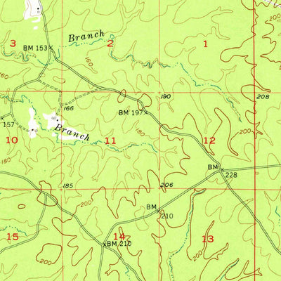 United States Geological Survey Olla, LA (1955, 62500-Scale) digital map