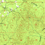 United States Geological Survey Olla, LA (1955, 62500-Scale) digital map