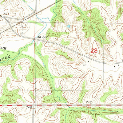 United States Geological Survey Ollie, IA (1980, 24000-Scale) digital map