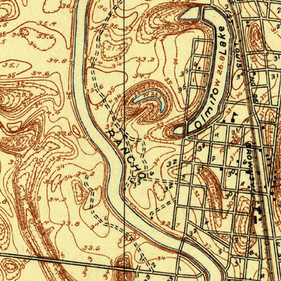 United States Geological Survey Olmito, TX (1930, 24000-Scale) digital map