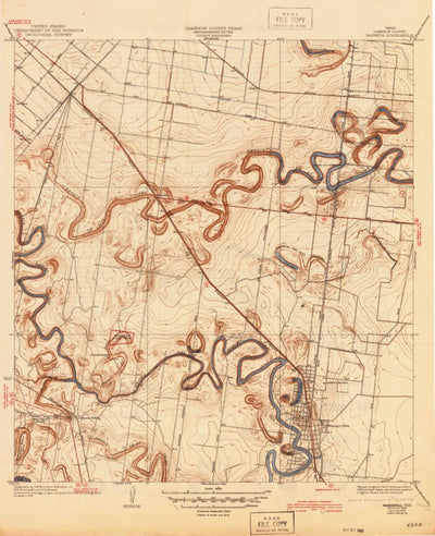 United States Geological Survey Olmito, TX (1945, 31680-Scale) digital map