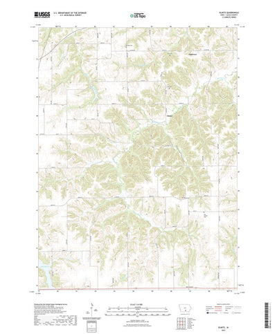 United States Geological Survey Olmitz, IA (2022, 24000-Scale) digital map