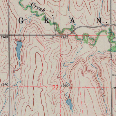 United States Geological Survey Olmitz, KS (1969, 24000-Scale) digital map