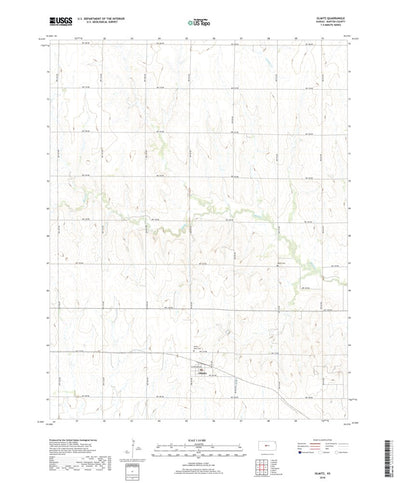 United States Geological Survey Olmitz, KS (2018, 24000-Scale) digital map