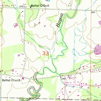 United States Geological Survey Olmstead, AR (1954, 24000-Scale) digital map