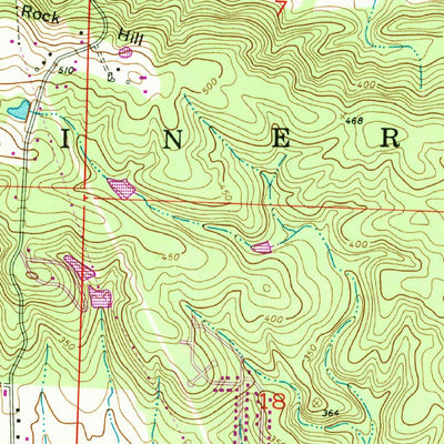 United States Geological Survey Olmstead, AR (1954, 24000-Scale) digital map