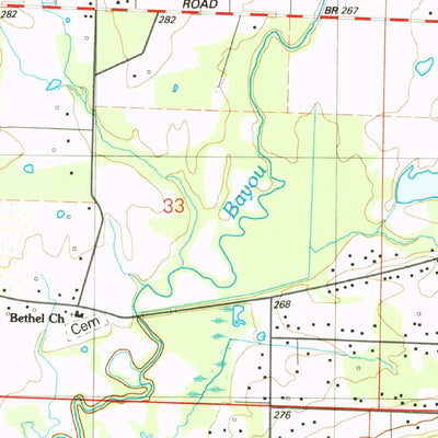 United States Geological Survey Olmstead, AR (1987, 24000-Scale) digital map