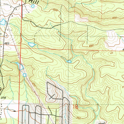 United States Geological Survey Olmstead, AR (1987, 24000-Scale) digital map
