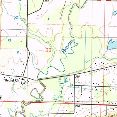 United States Geological Survey Olmstead, AR (1996, 24000-Scale) digital map