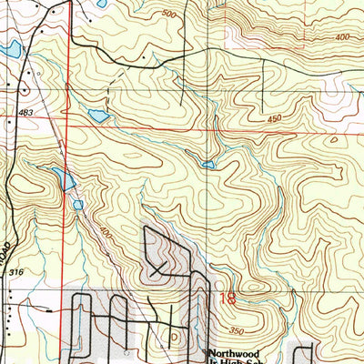 United States Geological Survey Olmstead, AR (1996, 24000-Scale) digital map