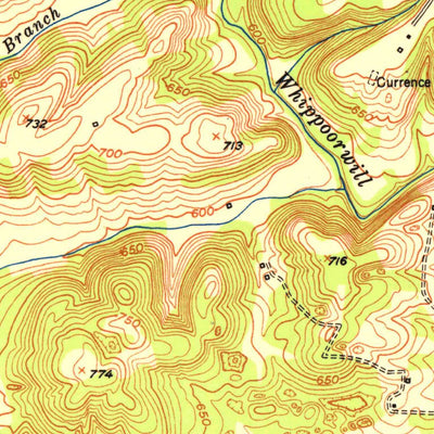 United States Geological Survey Olmstead, KY (1951, 24000-Scale) digital map