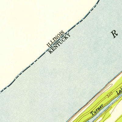 United States Geological Survey Olmsted, IL-KY (1954, 24000-Scale) digital map