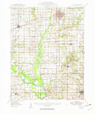 United States Geological Survey Olney, IL (1949, 62500-Scale) digital map