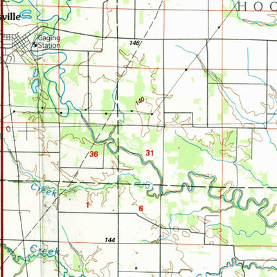 United States Geological Survey Olney, IL (1986, 100000-Scale) digital map
