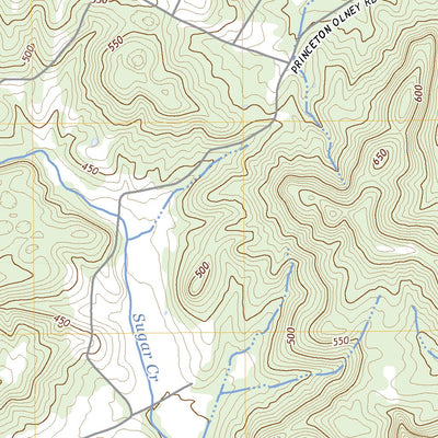 United States Geological Survey Olney, KY (2022, 24000-Scale) digital map