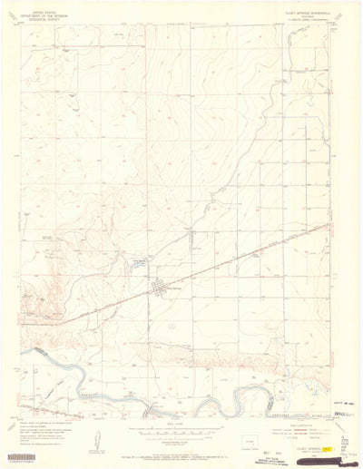 United States Geological Survey Olney Springs, CO (1954, 24000-Scale) digital map