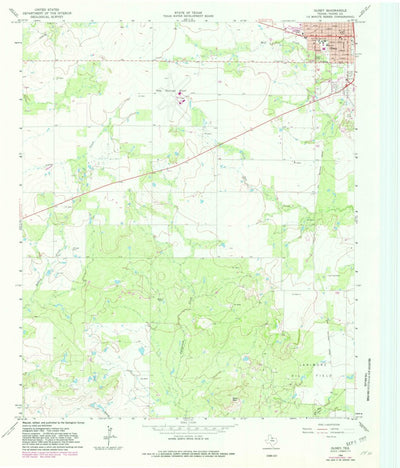 United States Geological Survey Olney, TX (1964, 24000-Scale) digital map