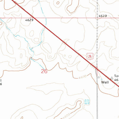 United States Geological Survey Olsen, ID (1973, 24000-Scale) digital map
