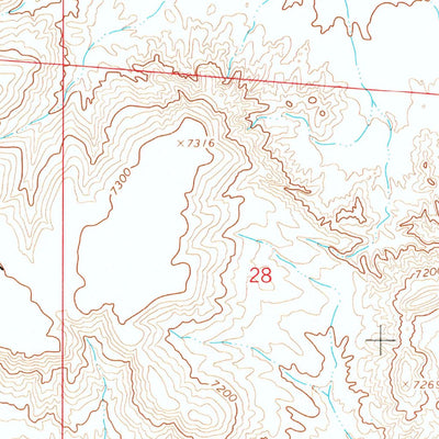 United States Geological Survey Olsen Ranch, WY (1964, 24000-Scale) digital map
