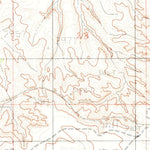 United States Geological Survey Olson Coulee South, MT (1983, 24000-Scale) digital map